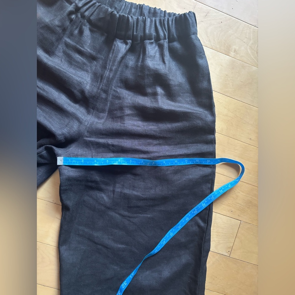JIMI black linen pants - Picture 5 of 11